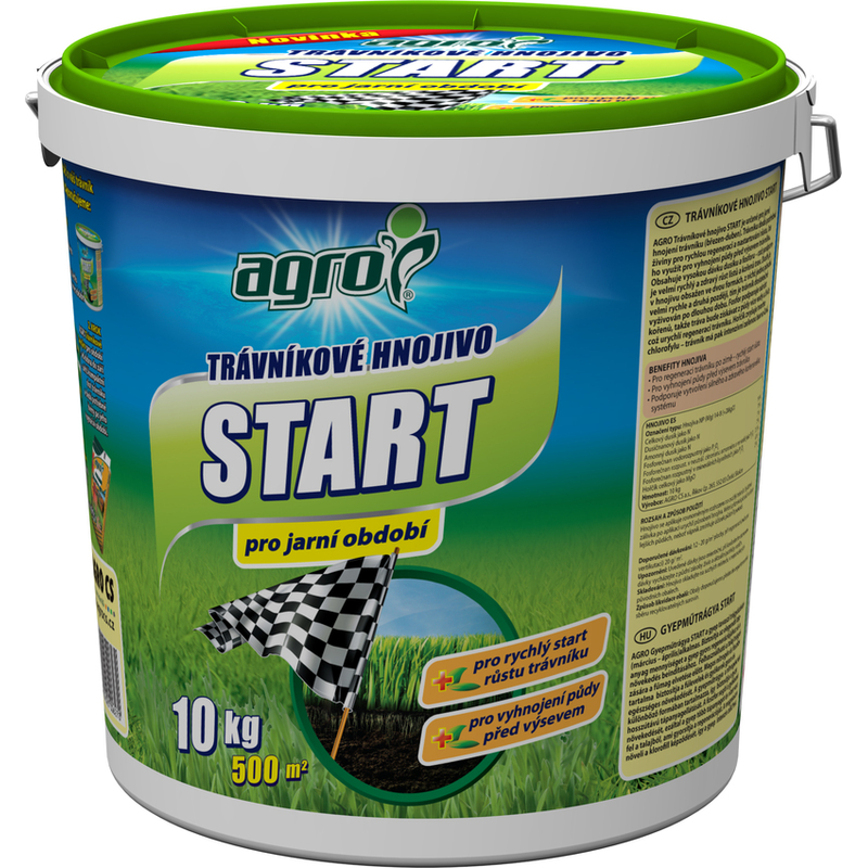 Trávníkové hnojivo START  - 10 kg /kbelík/