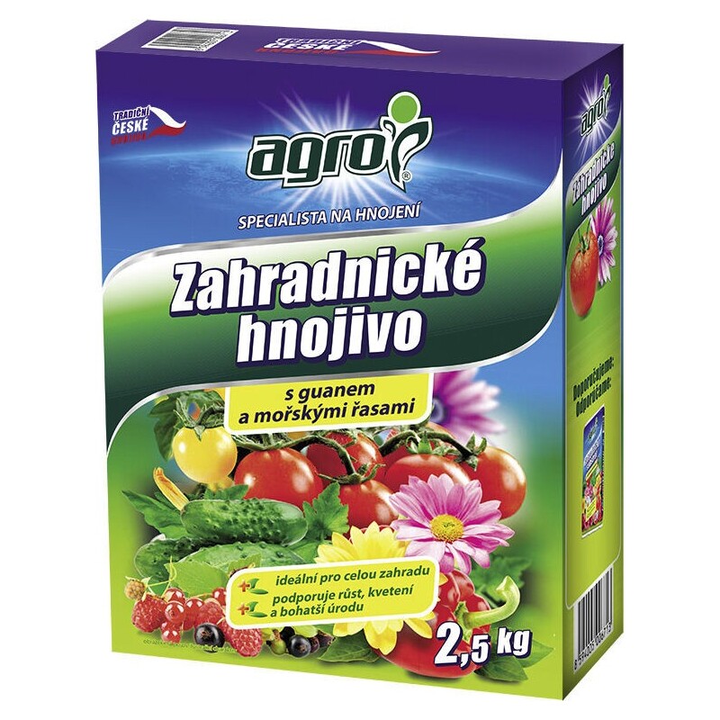 Zahradnické hnojivo - 2,5 kg