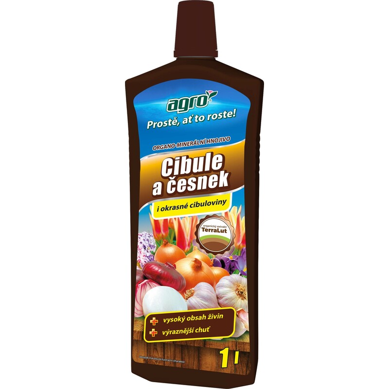 Kapalné hnojivo AGRO OM Cibule a Česnek 1 l