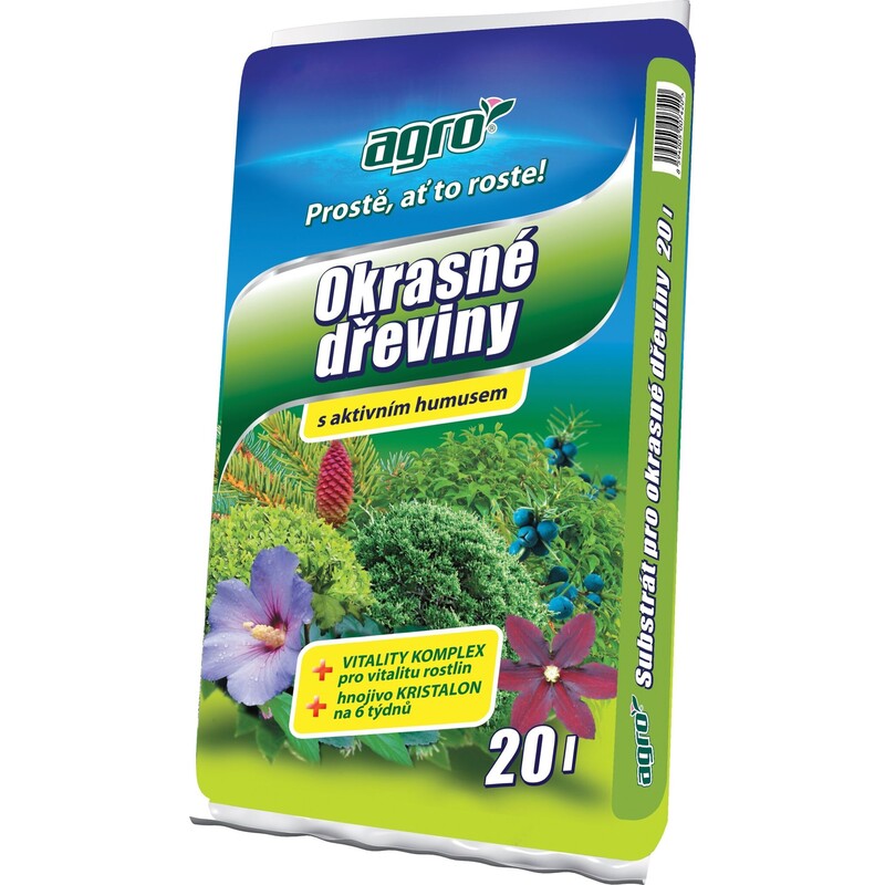 Substrát AGRO okrasné dřeviny 20l