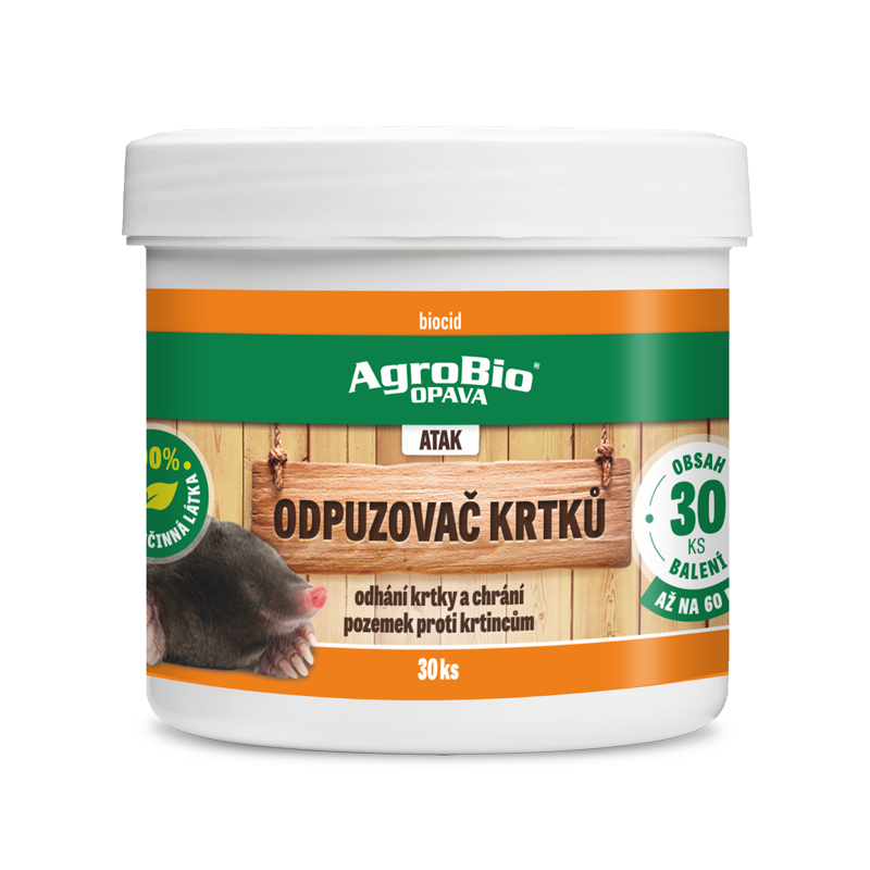 ATAK- Odpuzovač  krtků  30 ks