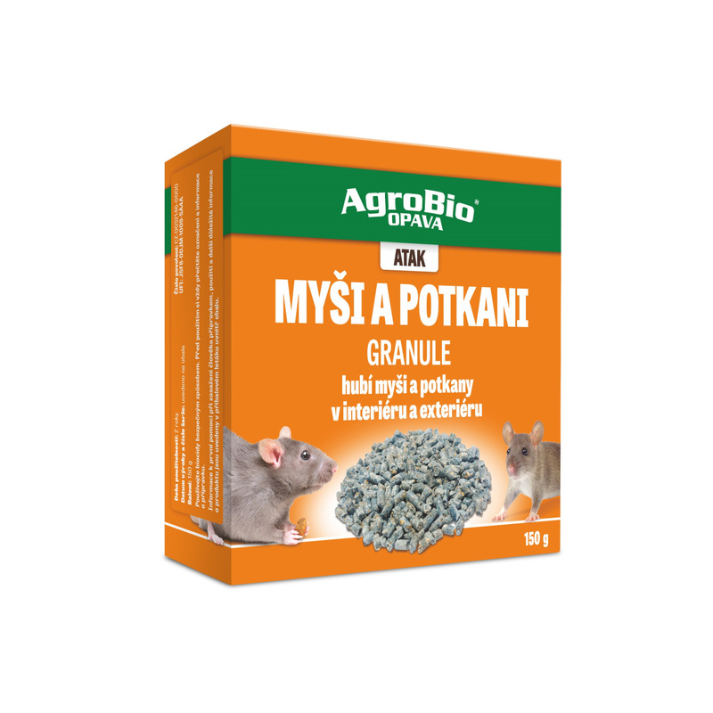 ATAK - Myši a potkani - granule - 150 g
