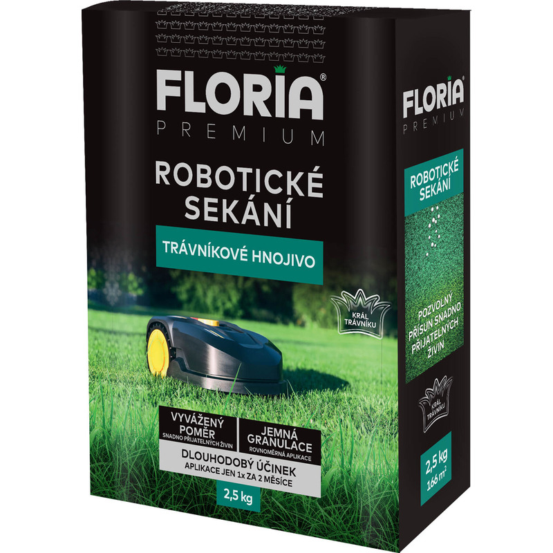 Trávníkové hnojivo FLORIA robot. sekání 2,5kg