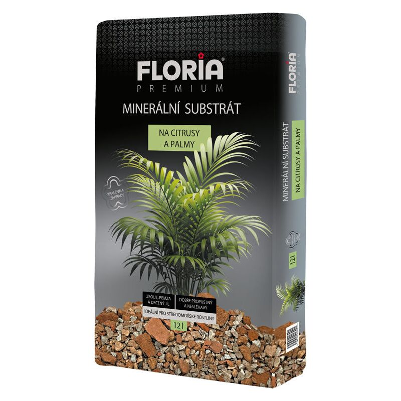 Substrát FLORIA MINERÁLNÍ na citrusy a palmy 12l