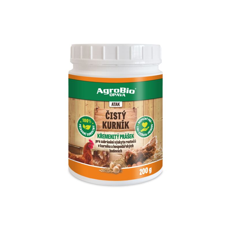 ATAK - Čistý kurník KŘEMENITÝ prášek - 200 g