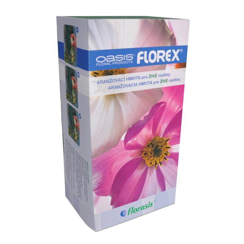 Aranž. hm. OASIS  FLOREX - zelená cihla s etiketou