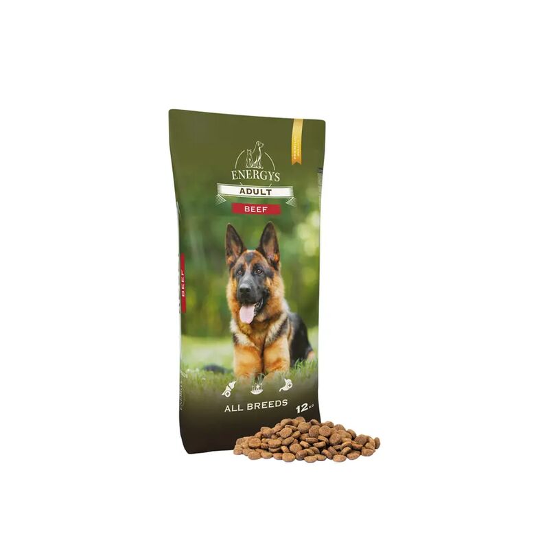 Krmivo Energys Hovězí pro všechny dospělé psy 12kg