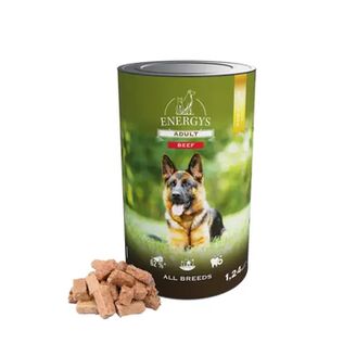 Krmivo Energys pro psy Hovězí konzerva 1,24kg
